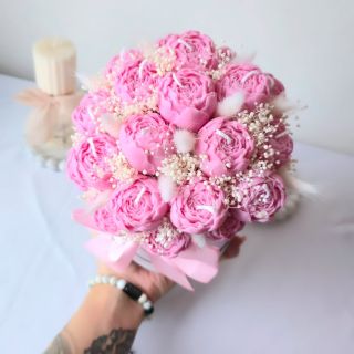 Výroba na zakázku 🎀 růžové pivoňky s vůní sladkých třešní a vanilky 💞